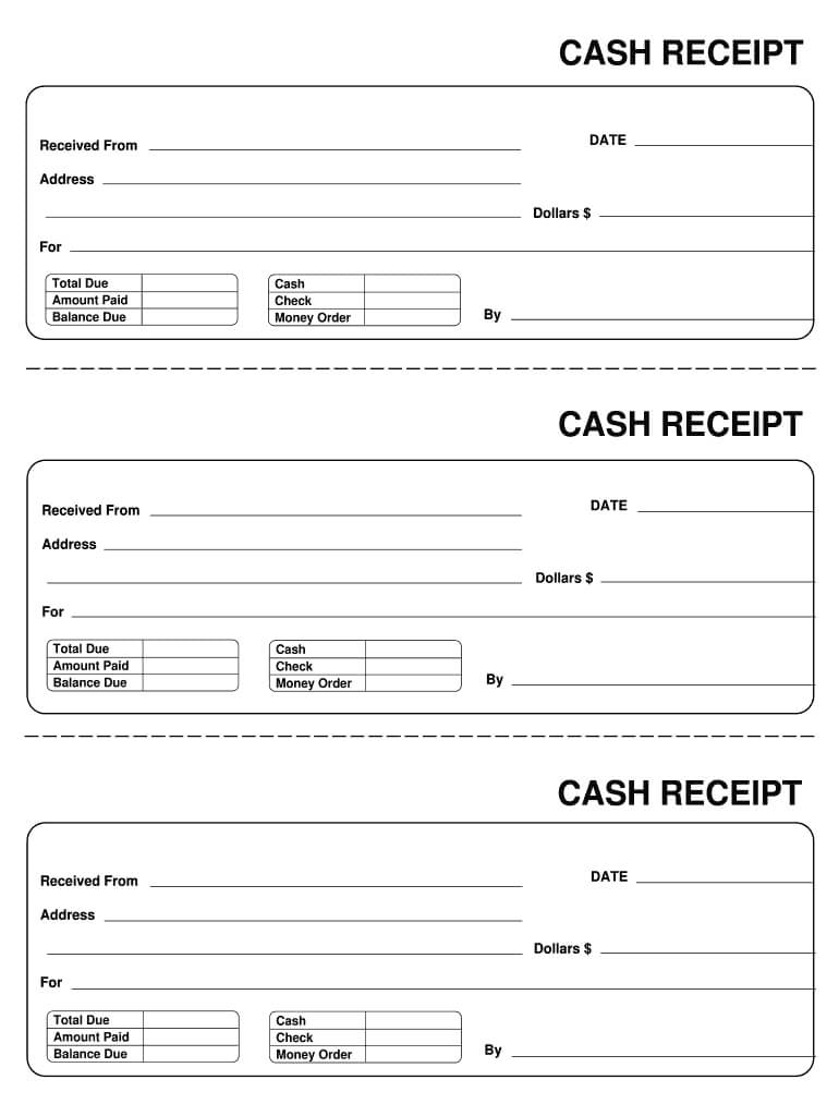 Receipt Template – Fill Online, Printable, Fillable, Blank With Blank Money Order Template