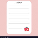 Recipe Card Template For Restaurant Cafe Bakery Within Restaurant Recipe Card Template