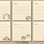 Recipe Cards Free Vector Art – (659 Free Downloads) Throughout Restaurant Recipe Card Template