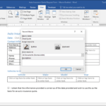 Record A Macro In Word – Instructions And Video Lesson Within Creating Word Templates 2013