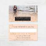 Referral Card Template | Pastel Greetings Throughout Photography Referral Card Templates