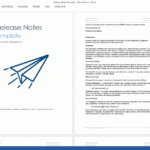 Release Notes Templates With Regard To Software Release Notes Template Word