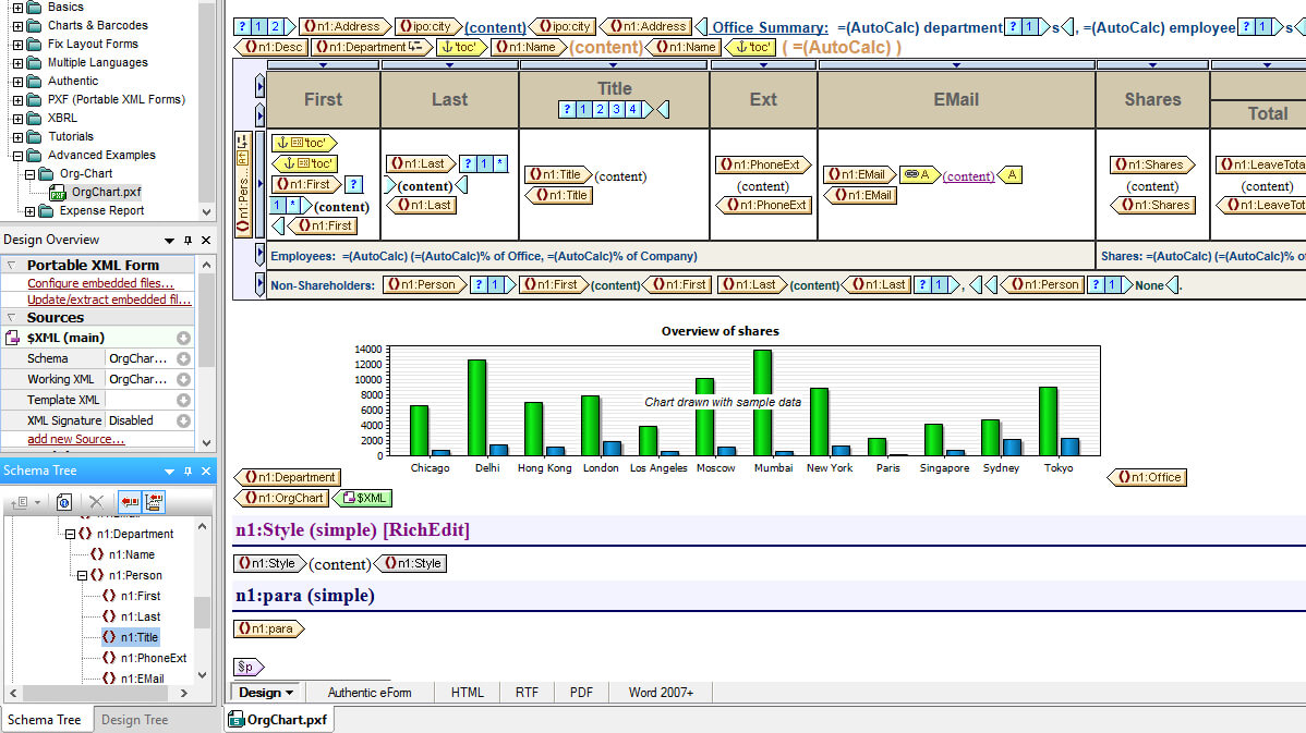 Report Builder: Stylevision | Altova In Report Builder Templates