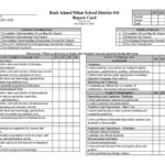 Report Card Examples – Illinois Standards Based Reporting Inside Soccer Report Card Template