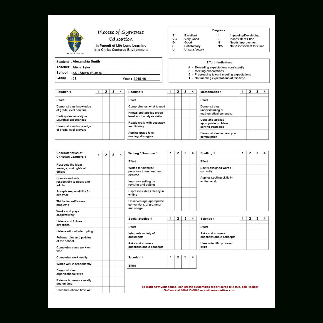 Report Card Software – Grade Management | Rediker Software Inside Pupil Report Template