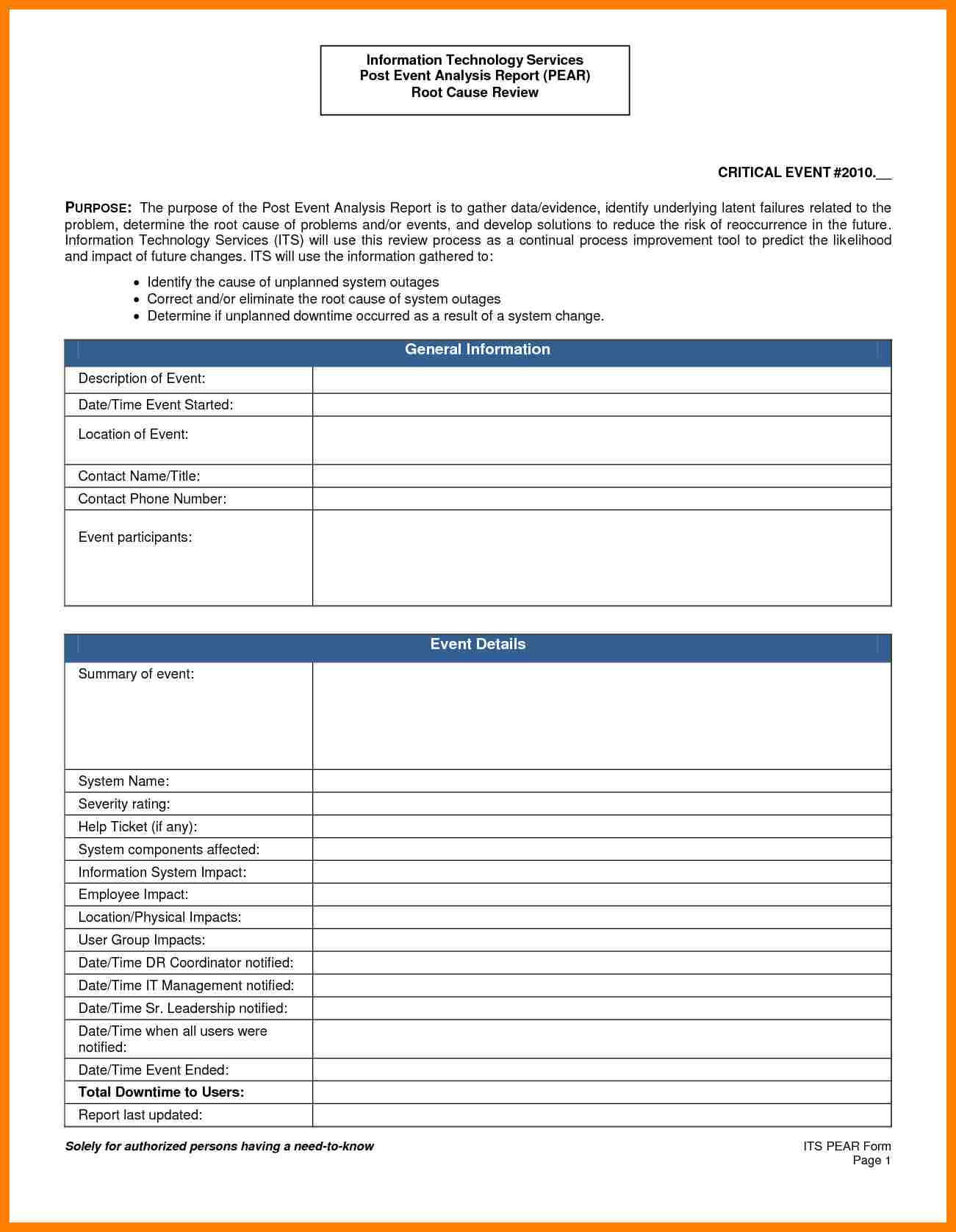 Report Event Reports Template Ismbauer Free Expense Pdf Post Inside Event Debrief Report Template