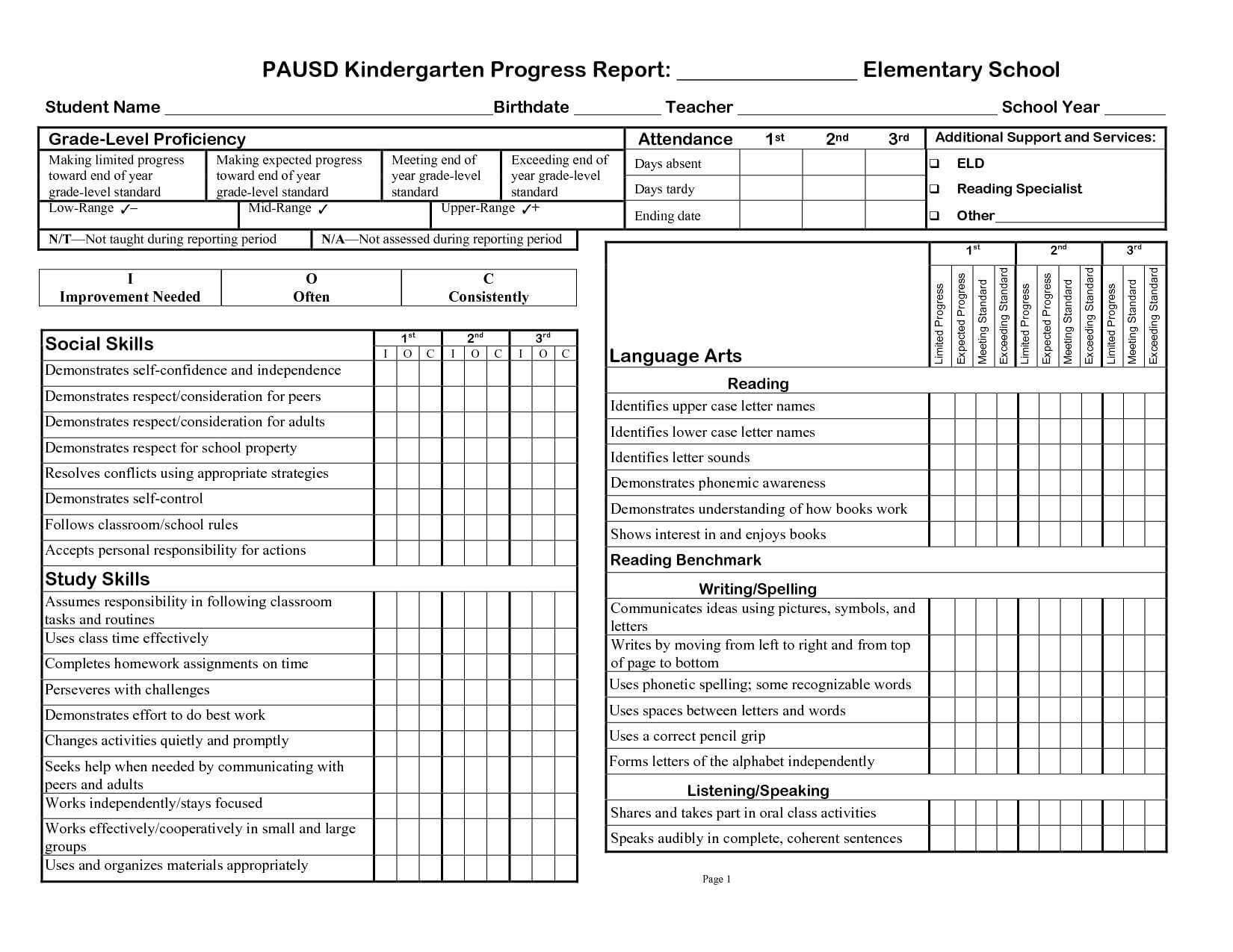 Report Homeschool High School Card Template Free For With Regard To High School Student Report Card Template