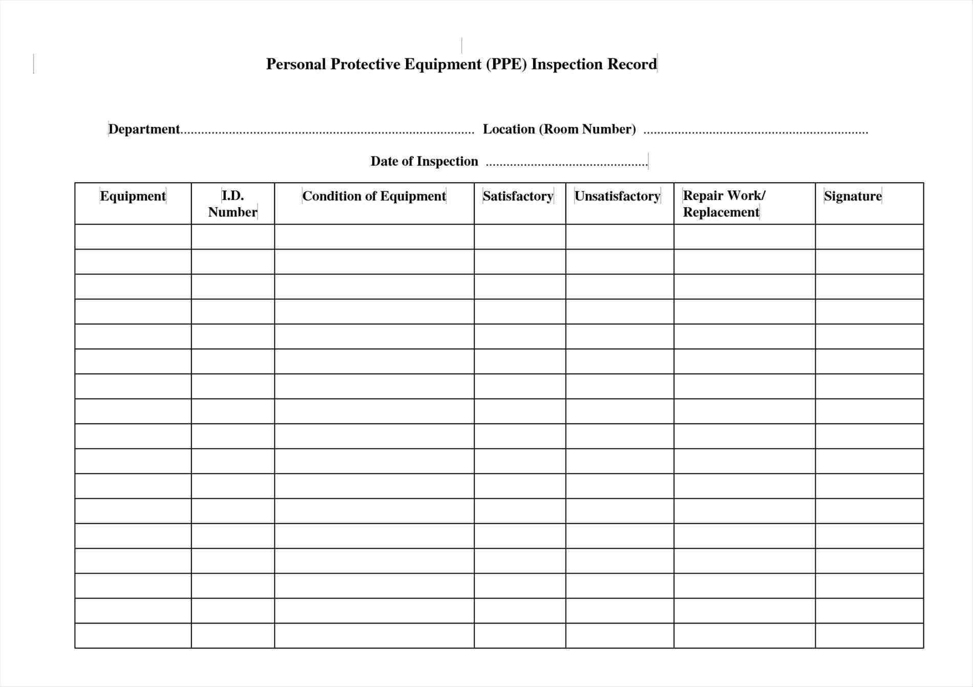 Report Machine Shop Inspection Template Baseball Press Release In Shop Report Template