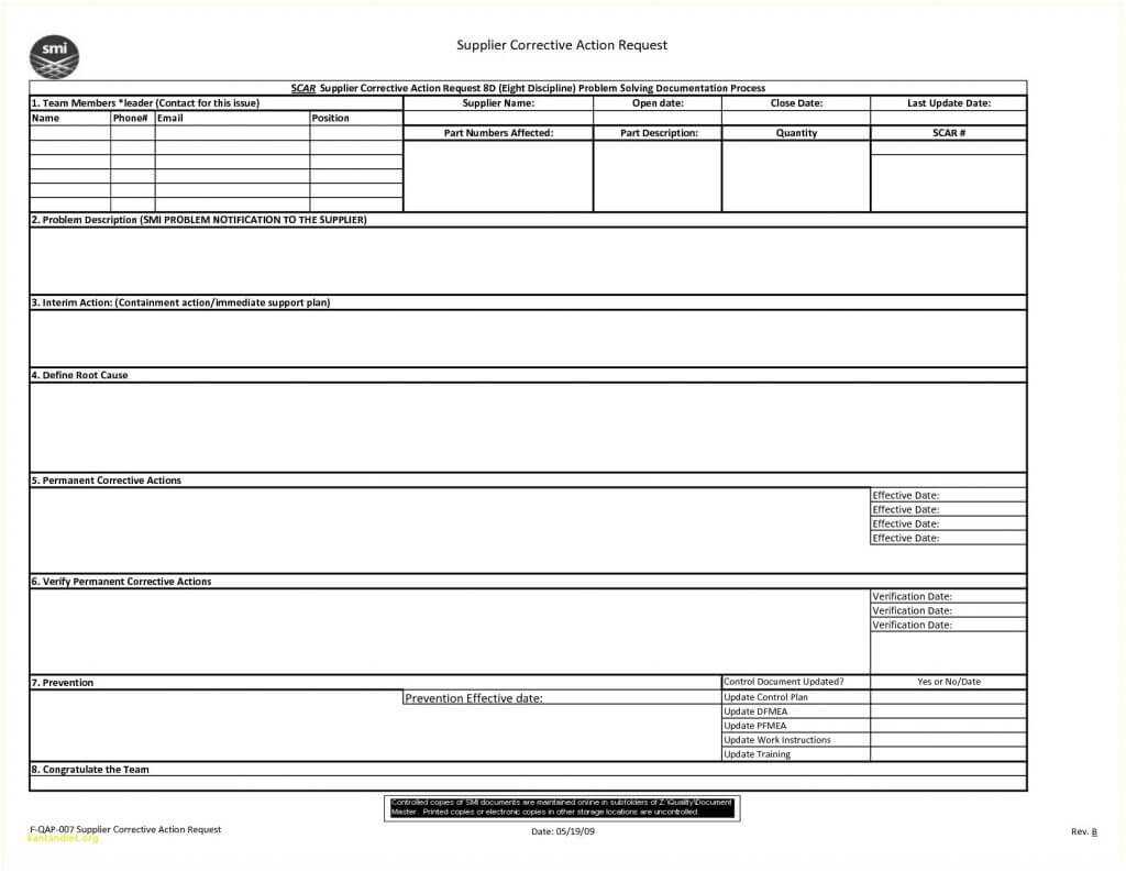 Report Template Word Ppt Excel Free Download Format Tcyyf With Regard To 8D Report Format Template