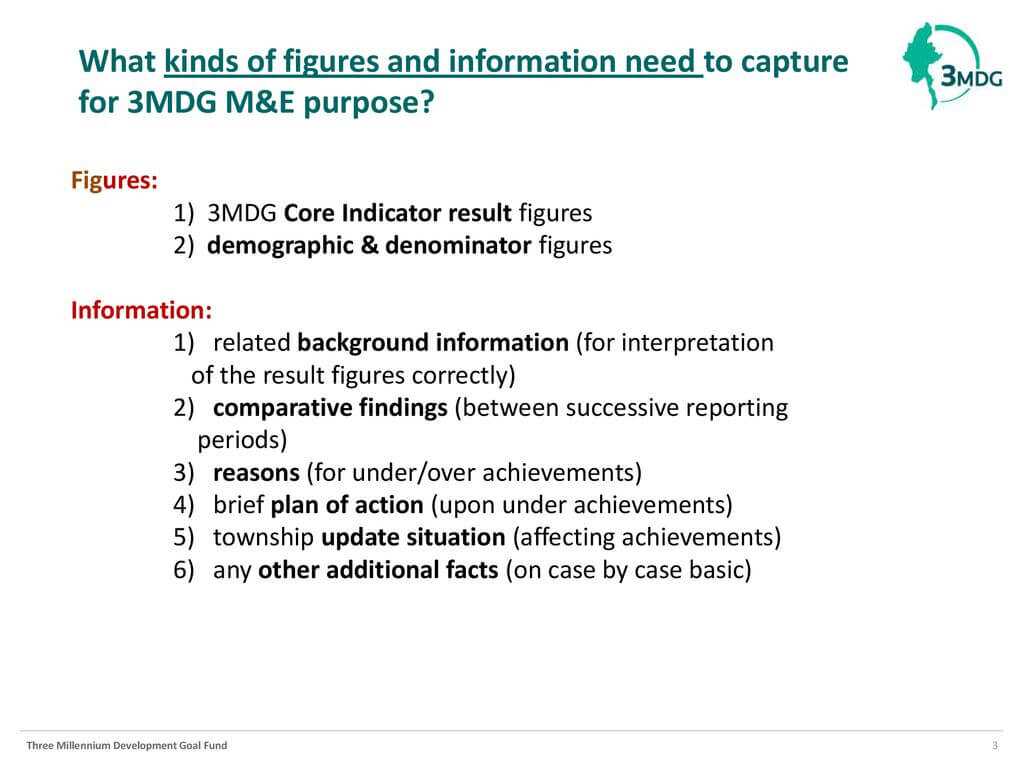 Reporting Template (M&e Section) January 12 , Ppt Download Regarding M&e Report Template