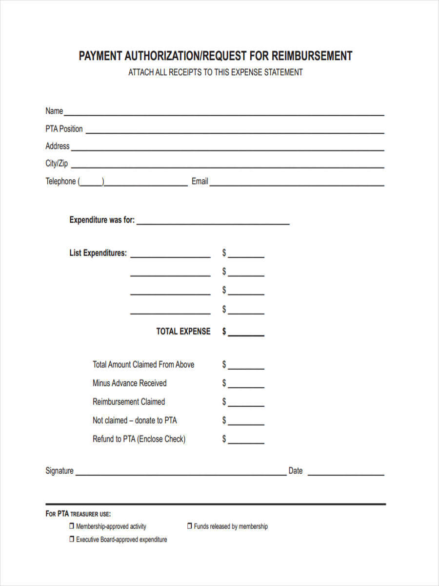 Request Reimbursement Form – 8+ Free Documents In Word, Pdf With Regard To Reimbursement Form Template Word