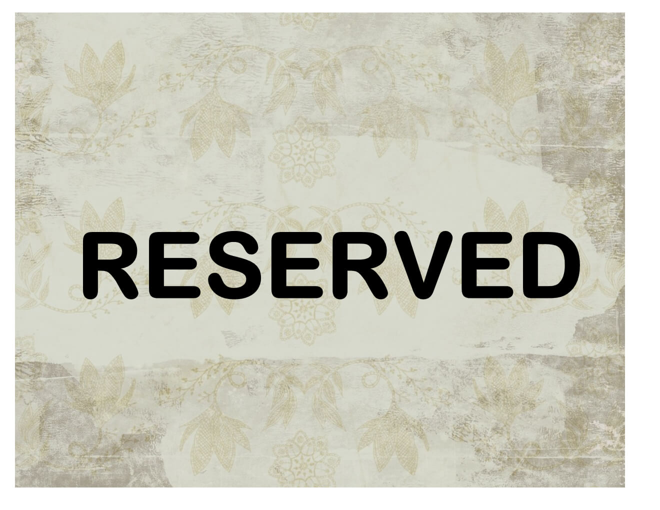 Reserved Sign Throughout Reserved Cards For Tables Templates