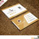 Restaurant Chef Business Card Template Free Psd Inside Templates For Visiting Cards Free Downloads