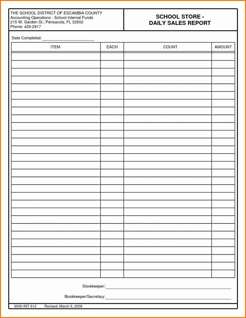 Restaurant Daily Sales Report Format In Excel Free Download Intended For Free Daily Sales Report Excel Template