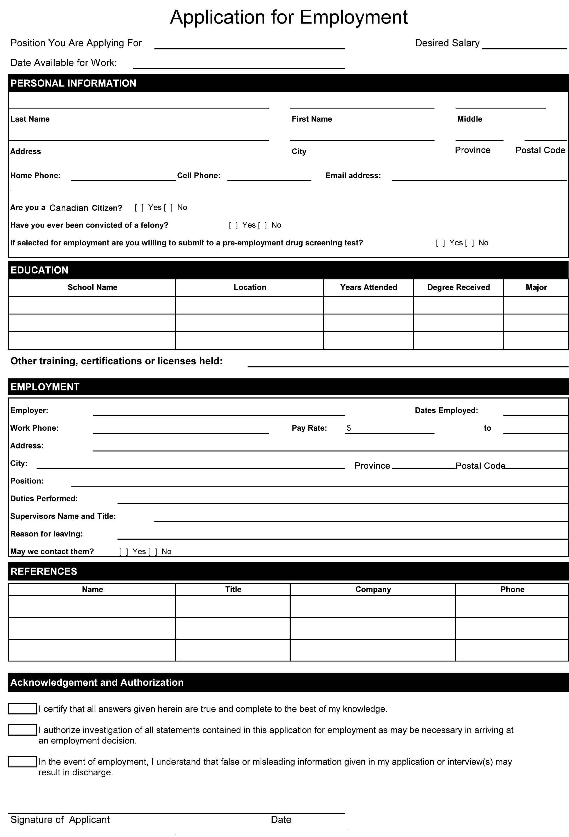 Resume Format Word Document | Resume Format | Job Pertaining To Job Application Template Word Document