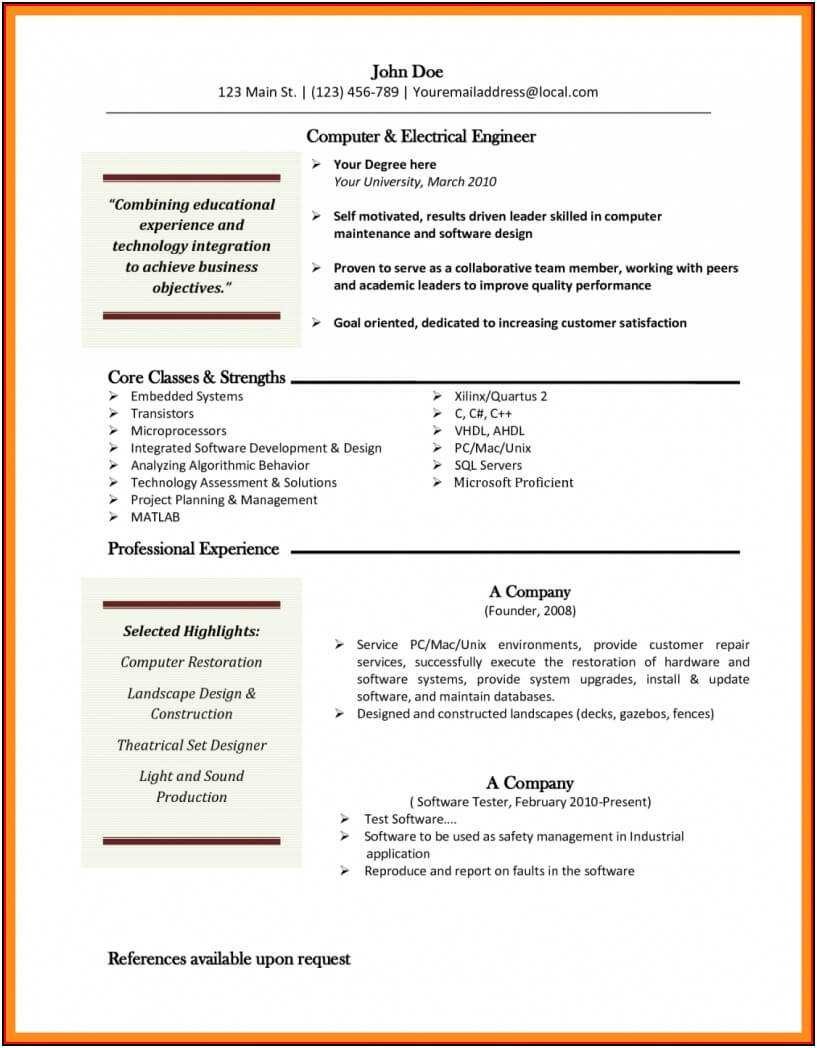 Resume Templates Word Mac Template 9 Word Resume Template For Agenda Template Word 2010