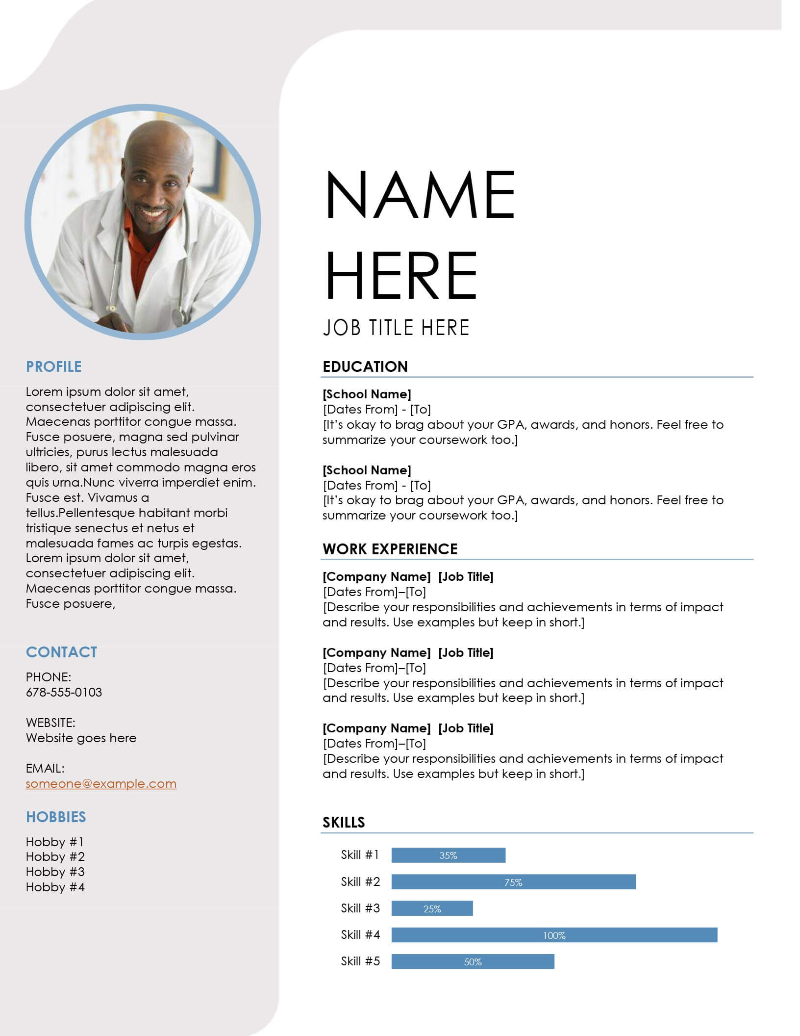 Resumes And Cover Letters - Office Throughout Free Downloadable Resume Templates For Word
