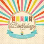 Retro Happy Birthday Card Psd – Free Photoshop Brushes At In Photoshop Birthday Card Template Free