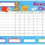 Reward Chart Templates – Word Excel Fomats For Reward Chart Template Word