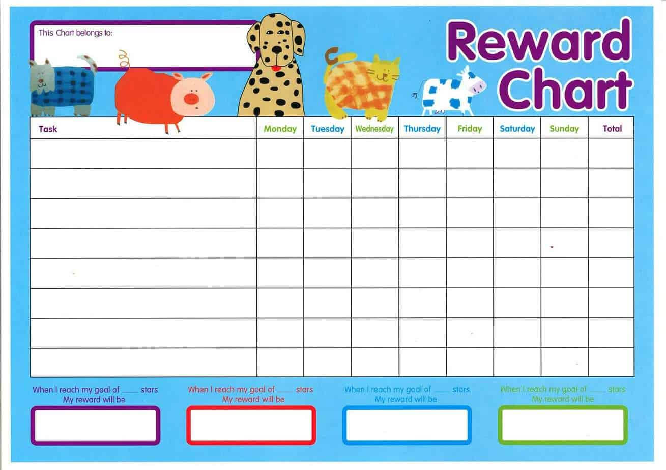 Reward Chart Templates - Word Excel Fomats For Reward Chart Template Word