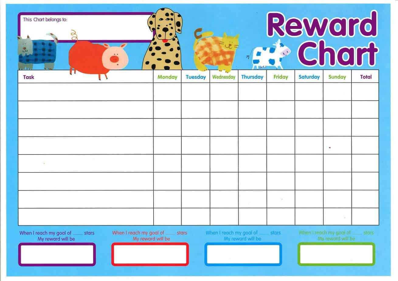 Reward Chart Templates - Word Excel Fomats For Reward Chart Template Word