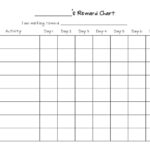 Reward Chart Templates - Word Excel Fomats pertaining to Reward Chart Template Word