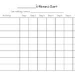 Reward Chart Templates - Word Excel Fomats pertaining to Reward Chart Template Word