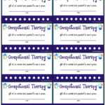 Reward Punch Cards For Ot/pt - Your Therapy Source for Reward Punch Card Template