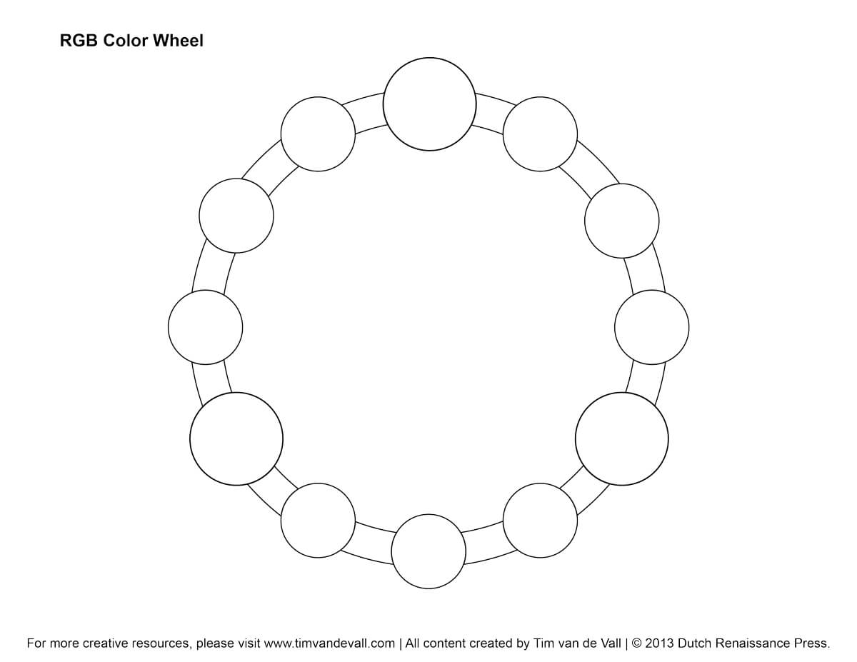 Rgb Color Wheel, Hex Values & Printable Blank Color Wheel Throughout Blank Color Wheel Template