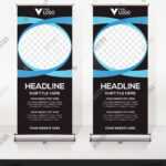 Roll Banner Design Vector & Photo (Free Trial) | Bigstock Throughout Retractable Banner Design Templates