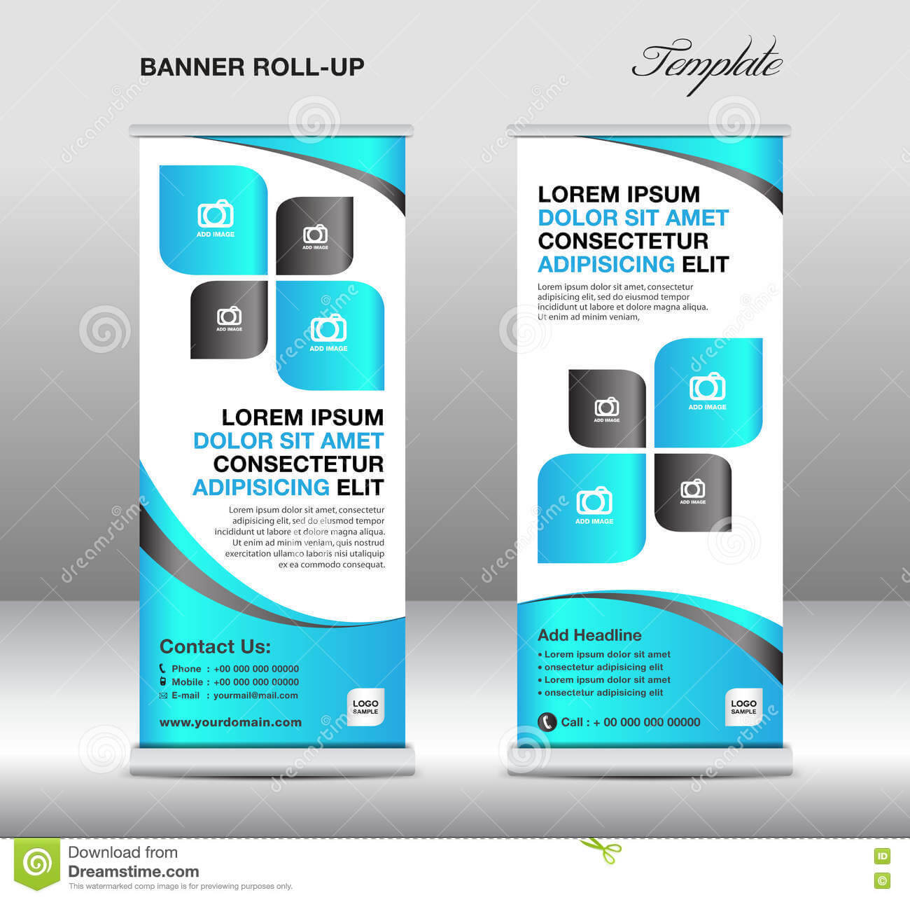 Roll Up Banner Stand Template, Stand Design,banner Template Intended For Banner Stand Design Templates