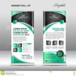 Roll Up Banner Stand Template, Stand Design,banner Template Throughout Banner Stand Design Templates