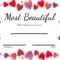 Romantic Printables | ? Romancefromtheheart Throughout Love Certificate Templates