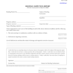 Roofing Inspection Report Template – Fill Online, Printable With Roof Inspection Report Template