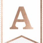 Rose Gold Banner Template Free Printable, Hd Png Download Throughout Printable Banners Templates Free