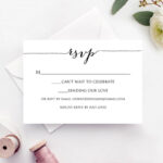 Rsvp Card Printable Template Regarding Template For Rsvp Cards For Wedding