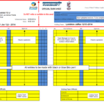 Rules – What Do The Referees Write During The Matches Within Soccer Referee Game Card Template
