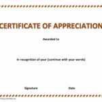 Sales Certificate Of Recognition With Sales Certificate Template