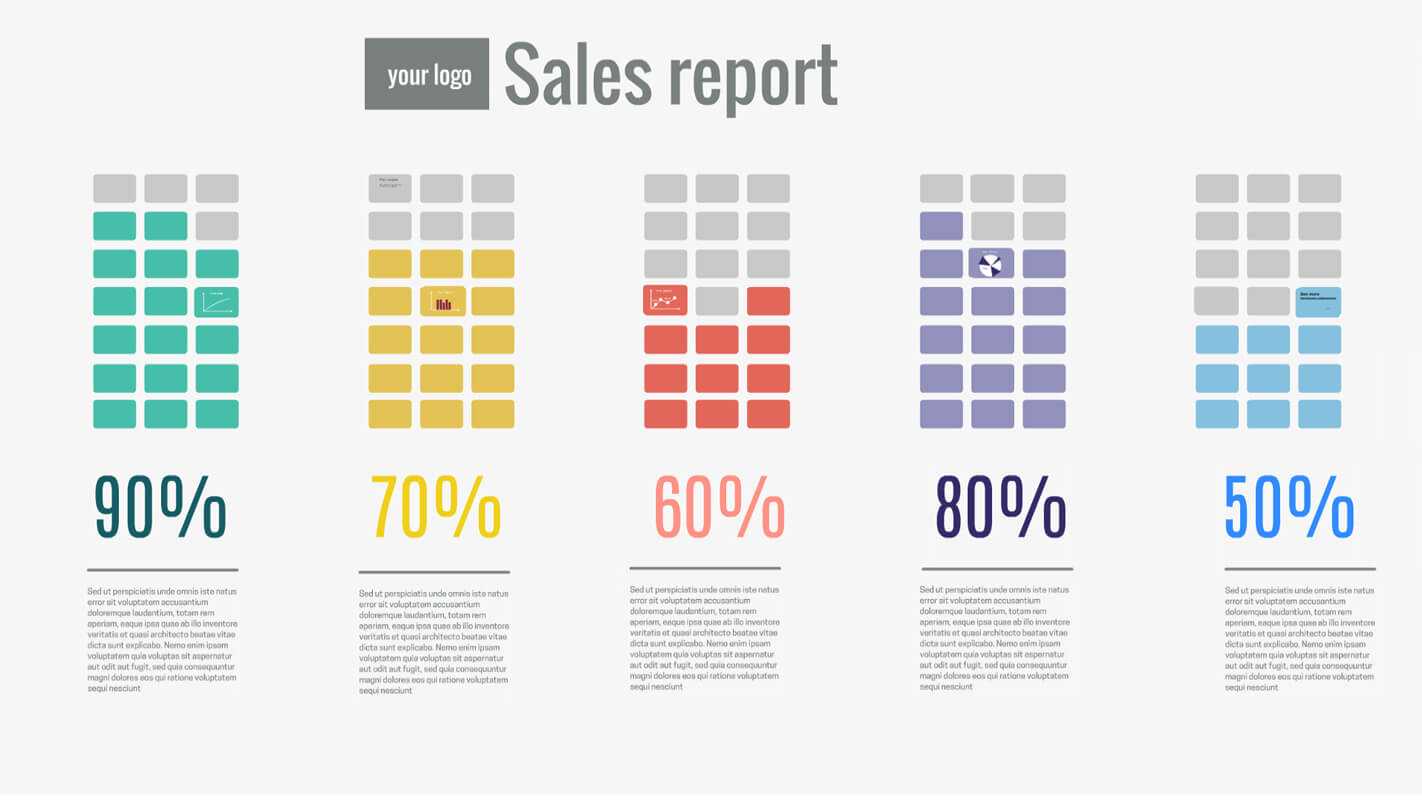 Sales Report Ple Quarterly Performance Template Powerpoint throughout Sales Report Template Powerpoint