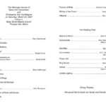 Sample 011 Church Program Template Free Ideas Printable Inside Church Program Templates Word