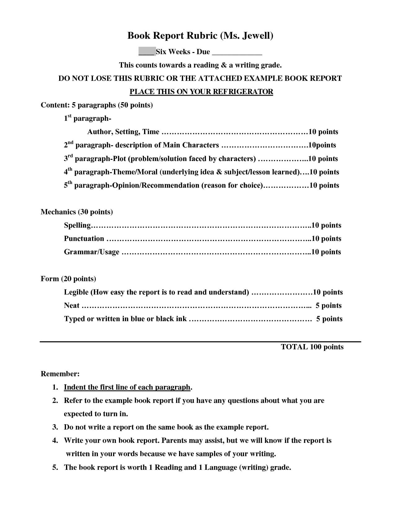 Sample 4Th Grade Book Report Format – Google Search With 4Th Grade Book Report Template