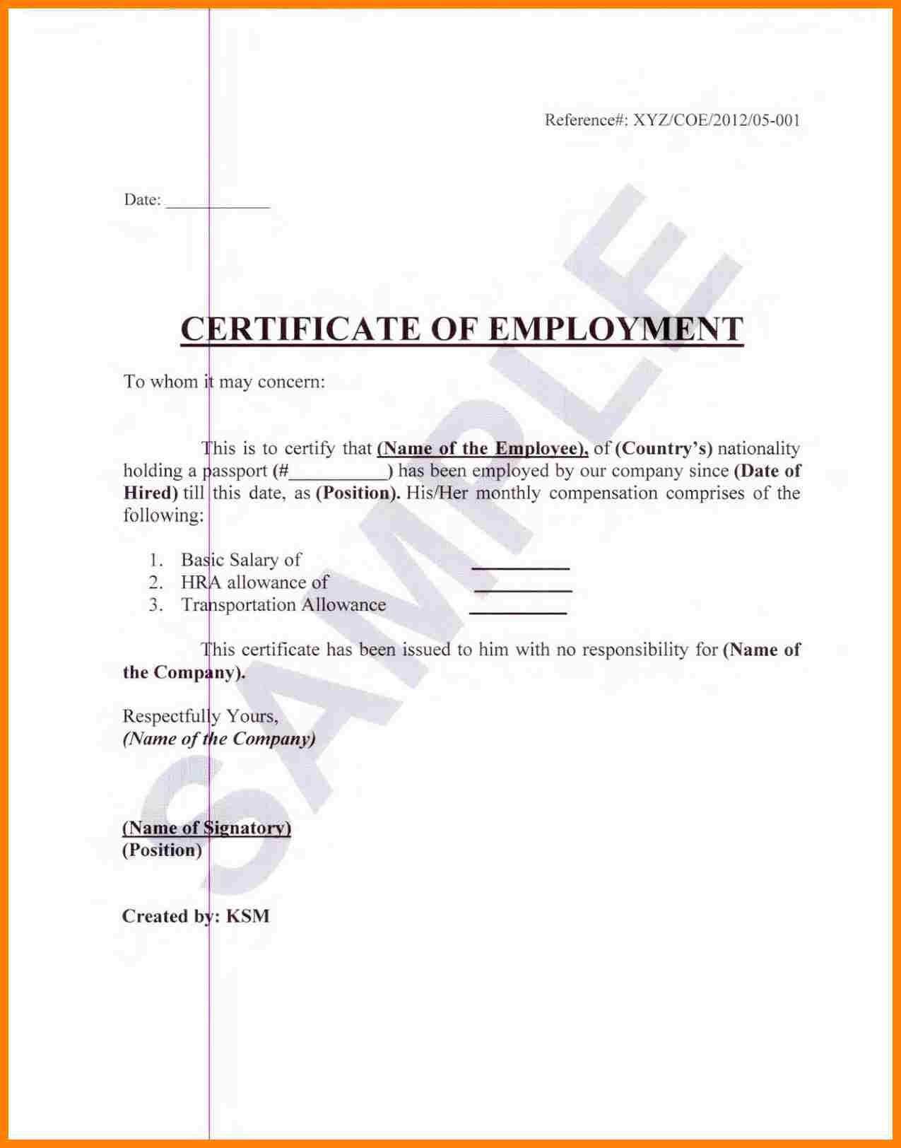 Sample Certification Employment Certificate Tugon Med Clinic In Sample Certificate Employment Template