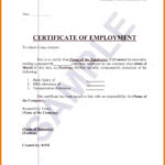 Sample Certification Employment Certificate Tugon Med Clinic Within Employee Certificate Of Service Template