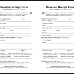 Sample Donation Forms Sale Contract Claim Template Letter Within Donation Report Template