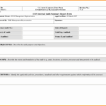 Sample Internal Audit Report In Sample Hr Audit Report Template