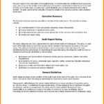 Sample Internal Audit Report With Internal Control Audit Report Template