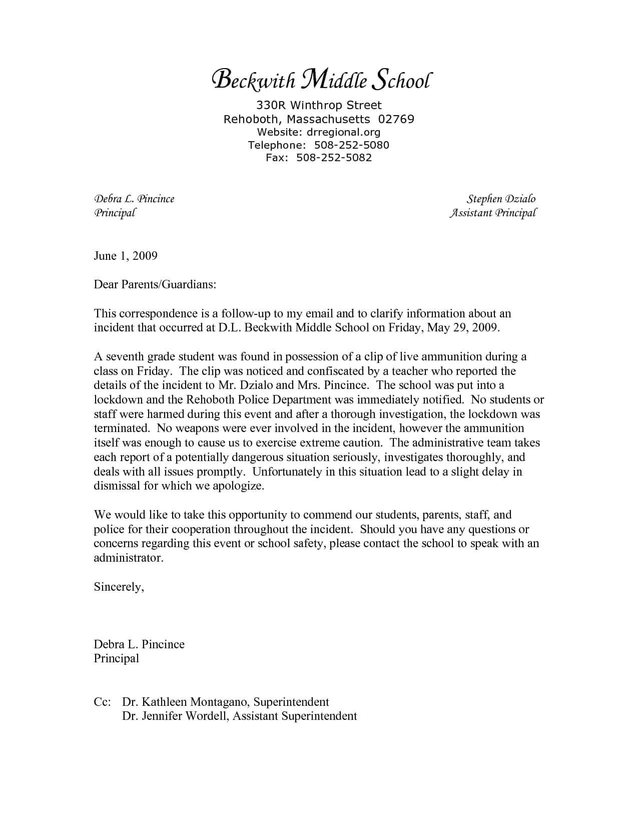 Sample Of Incident Report Letter In School – Yahoo Image Within School Incident Report Template