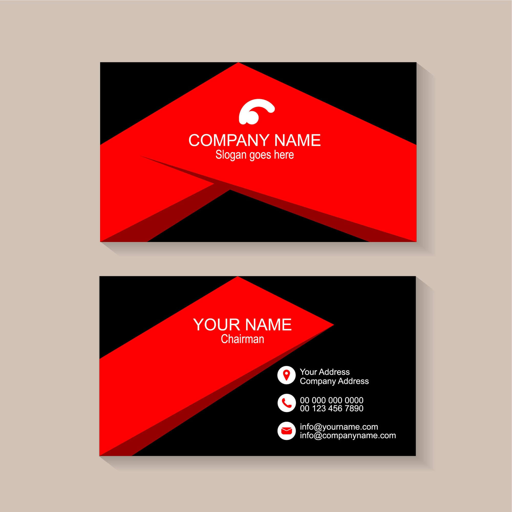 Sample Of Visiting Cards Free Modern Business Card Templates Inside Designer Visiting Cards Templates