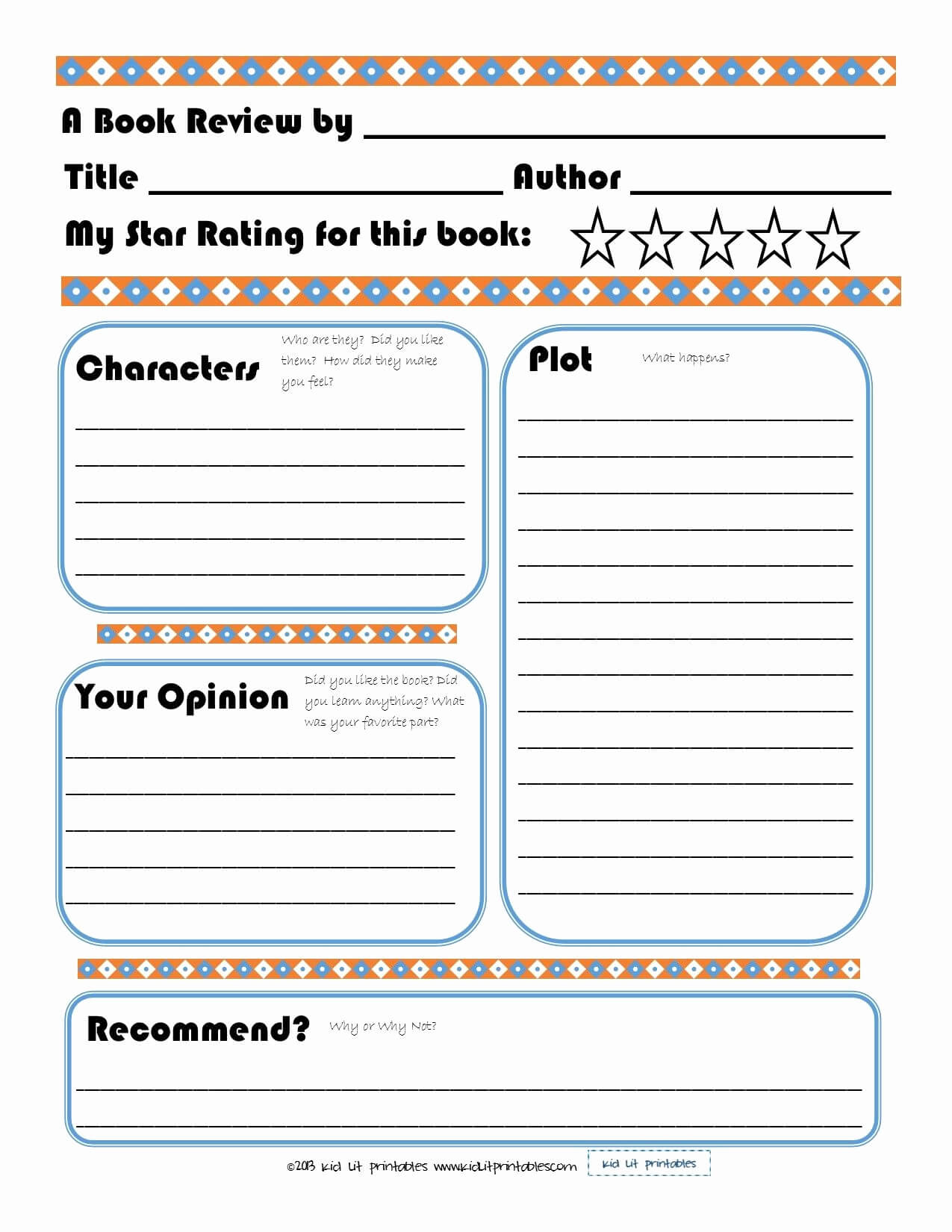 Sandwich Book Report Printable Template Free For Sandwich Inside Sandwich Book Report Printable Template