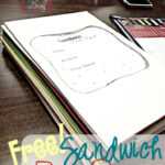 Sandwich Book Report" Template For A Book About A Famous In Sandwich Book Report Template